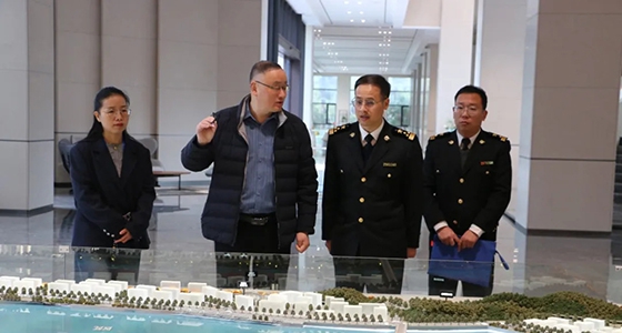 丽水海关关长洪壮一行调研新利体育集团